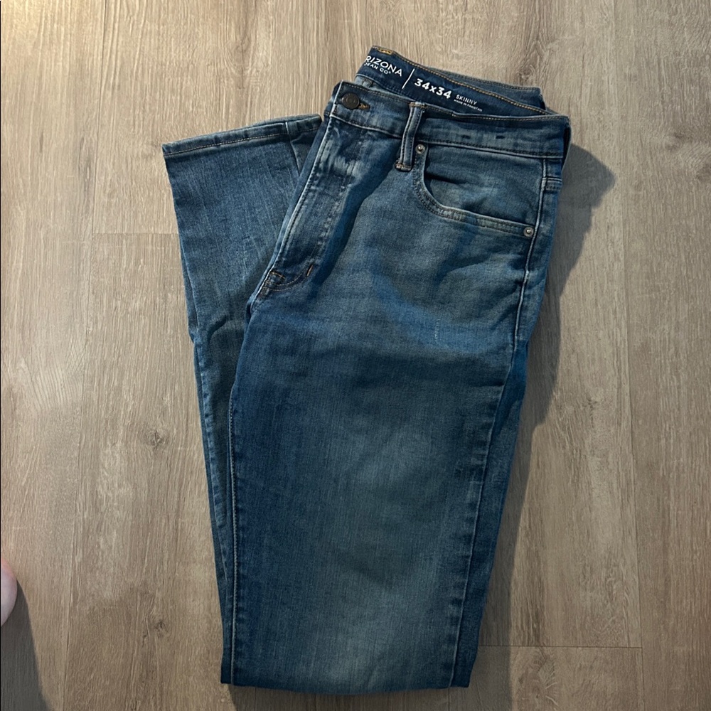 Arizona Jean Company Men's Denim Slim Jeans